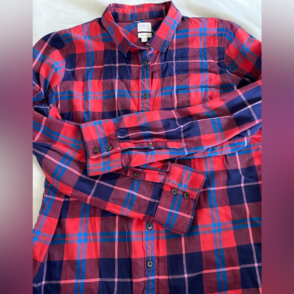 J. Crew Plaid Button Down Shirt